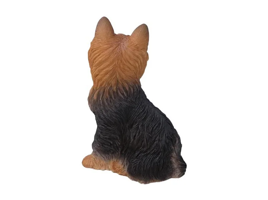 Yorkshire assis en résine 18 cm