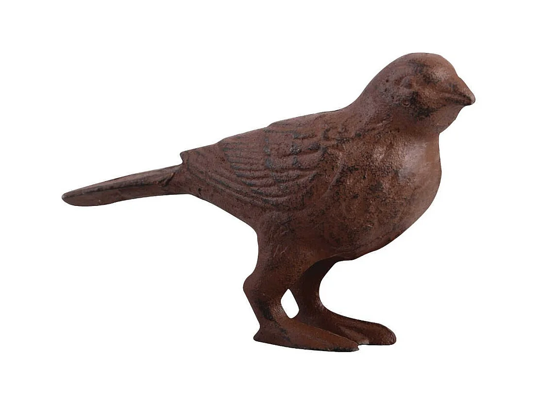 Deco de hierro fundido para pájaros 13x5x8cm