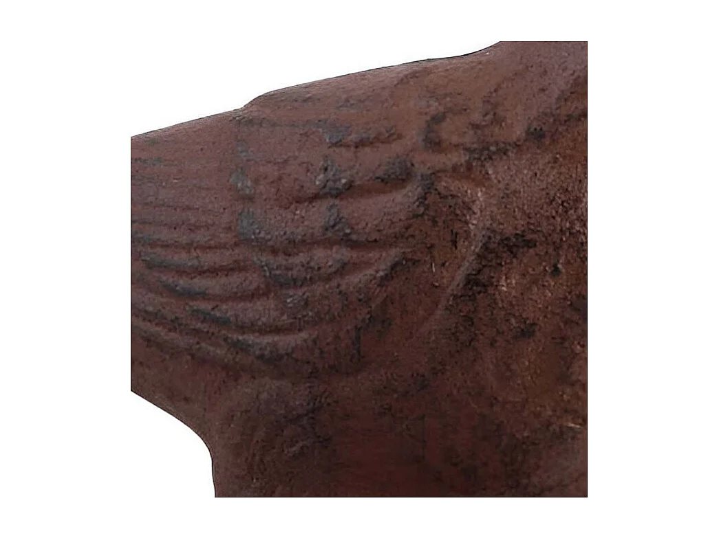 Deco de hierro fundido para pájaros 13x5x8cm