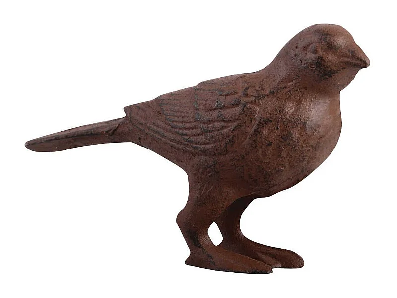 Oiseau déco en fonte
