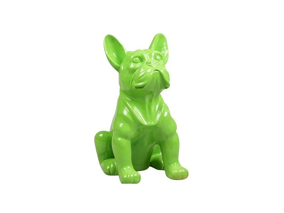 Chien bouledogue français coloré 37 x 25 x 22 cm