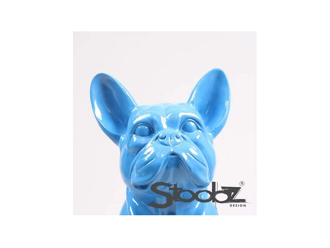 Chien bouledogue français coloré 37 x 25 x 22 cm