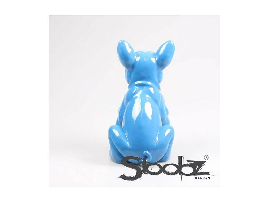 Chien bouledogue français coloré 37 x 25 x 22 cm