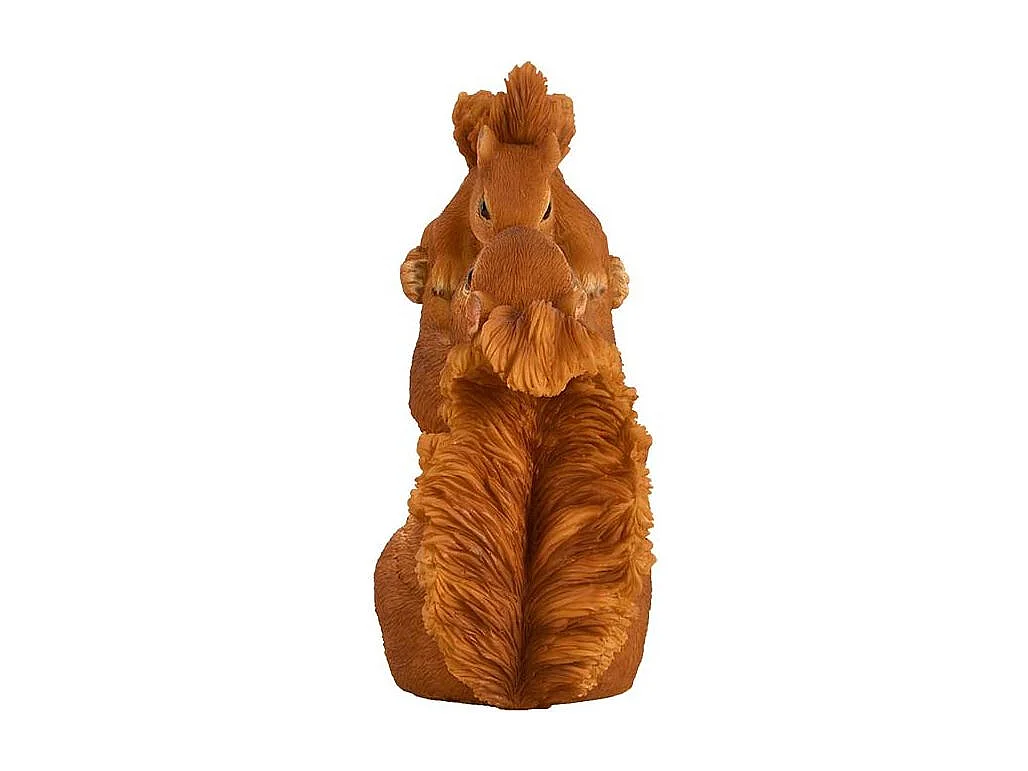 Ecureuil avec bébé en résine