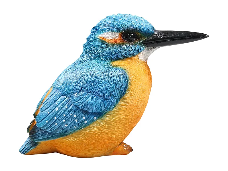 Oiseau martin pêcheur en résine 20 x 9 0x 15 cm