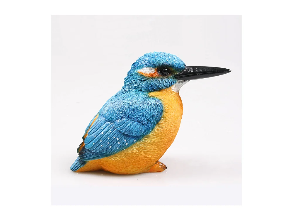 Oiseau martin pêcheur en résine 20 x 9 0x 15 cm