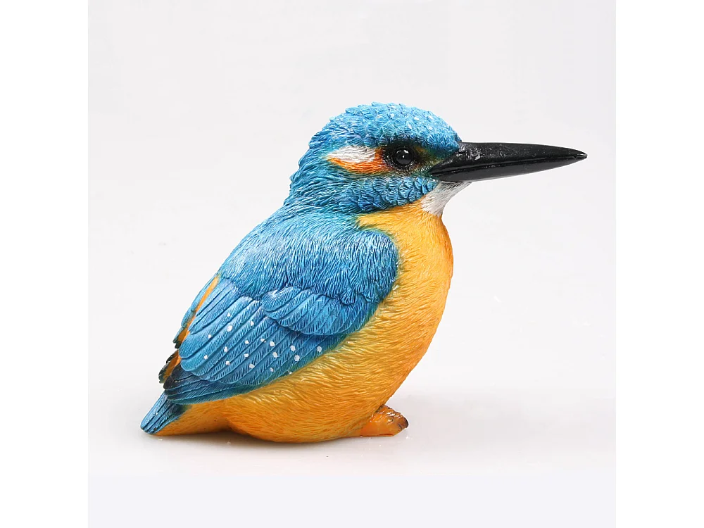 Oiseau martin pêcheur en résine 20 x 9 0x 15 cm