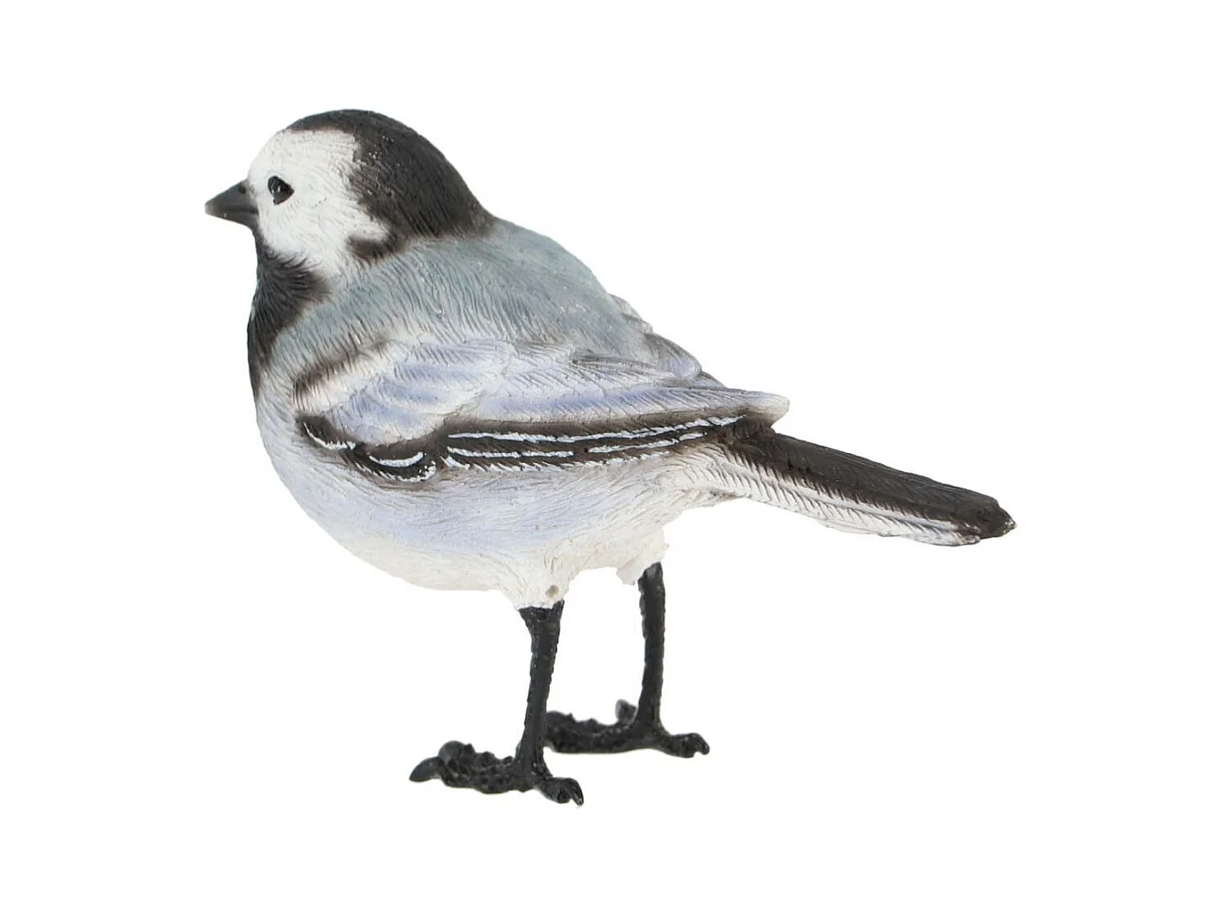 Oiseau décoratif extérieur en polyrésine Bergeronnette grise