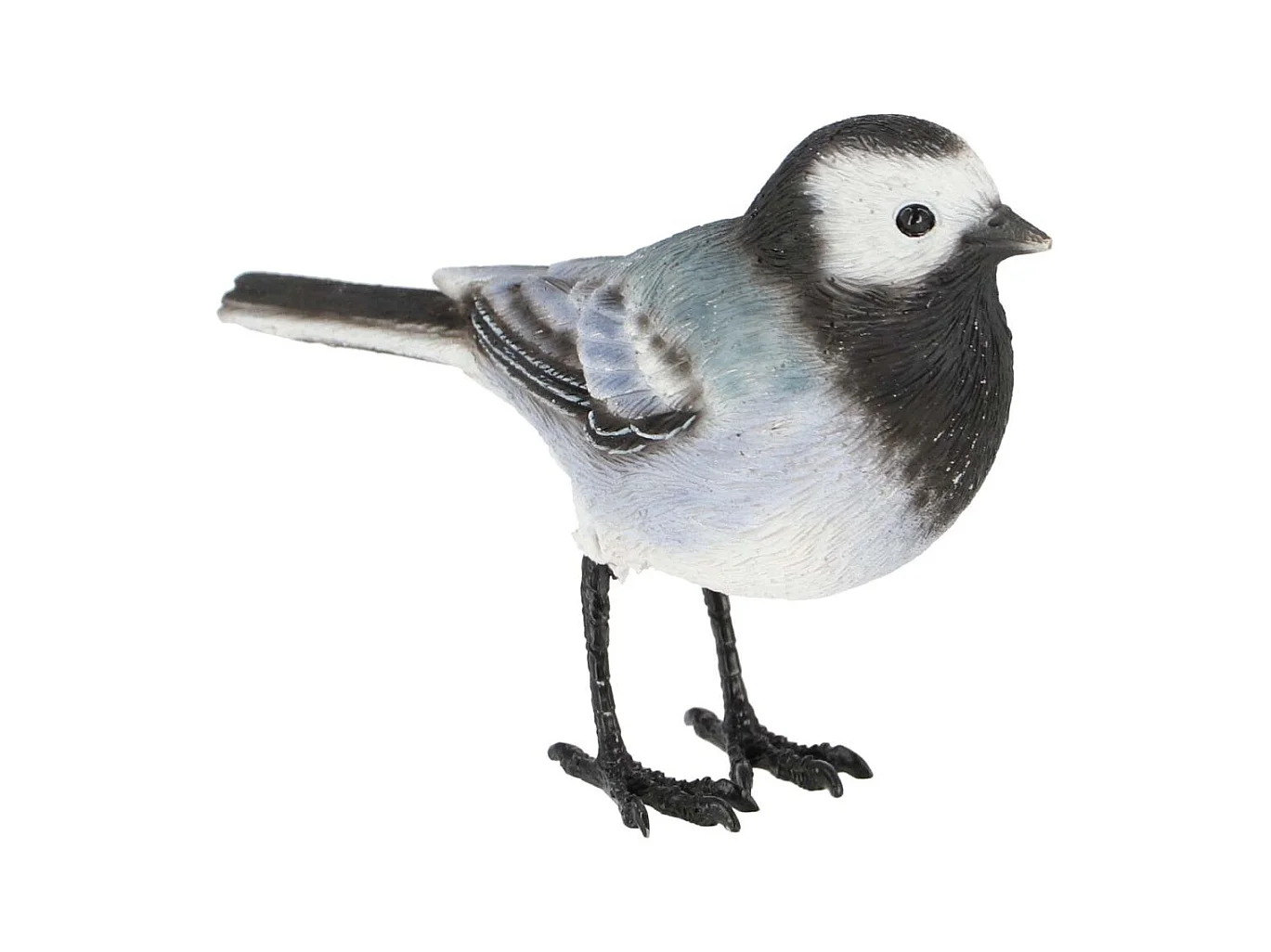 Oiseau décoratif extérieur en polyrésine Bergeronnette grise