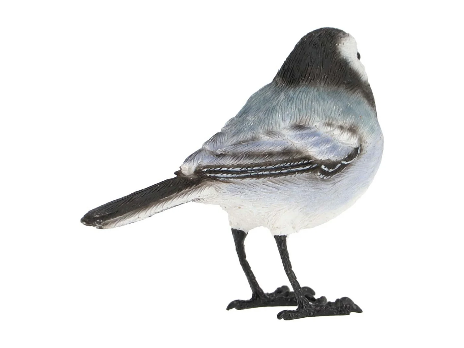 Oiseau décoratif extérieur en polyrésine Bergeronnette grise