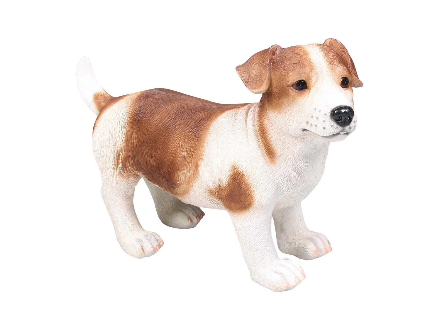 Chien Jack russel en résine 39 x 18 x 26 cm Brun