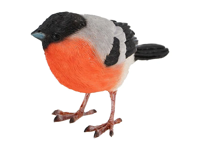 Oiseau décoratif extérieur en polyrésine Bouvreuil