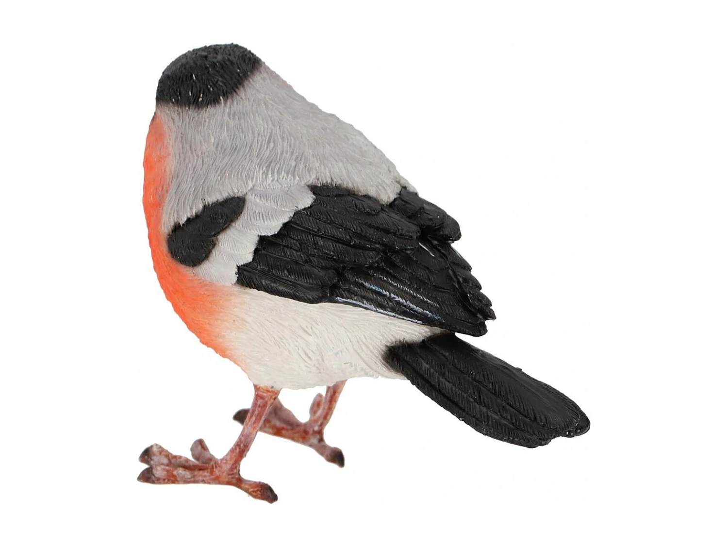 Oiseau décoratif extérieur en polyrésine Bouvreuil