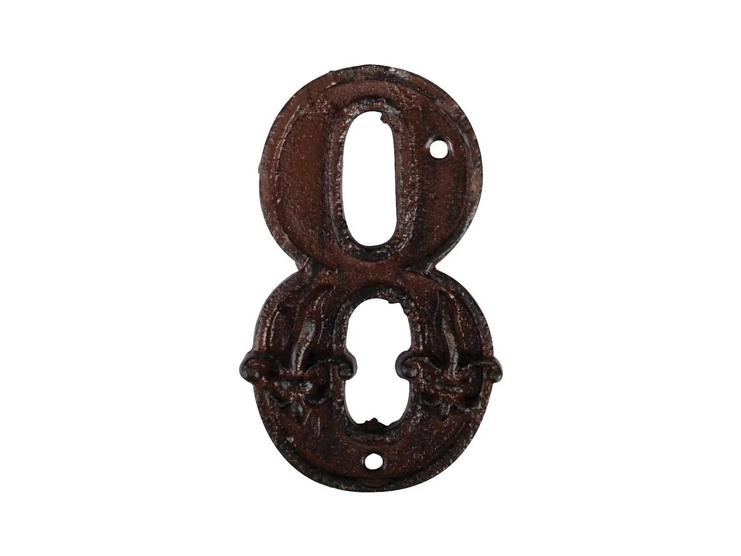 Numéro de maison en fonte Chiffre 8