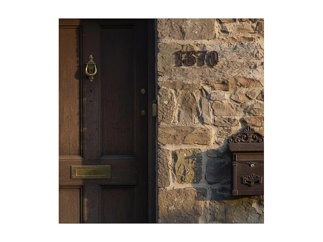 Numéro de maison en fonte Chiffre 3