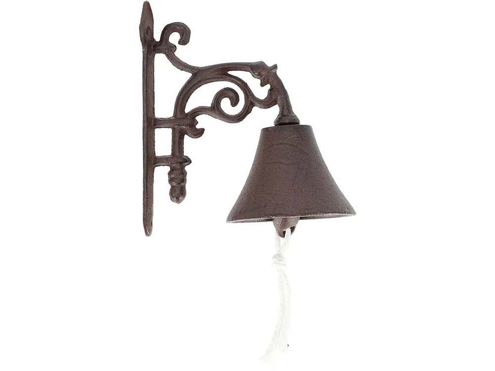 Cloche de jardin fleurs en fonte