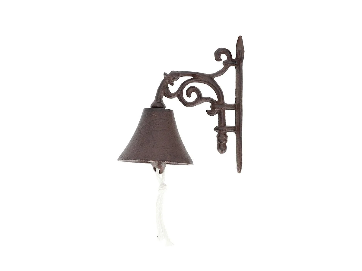 Campana da giardino in ghisa Fiori 12x30x22cm