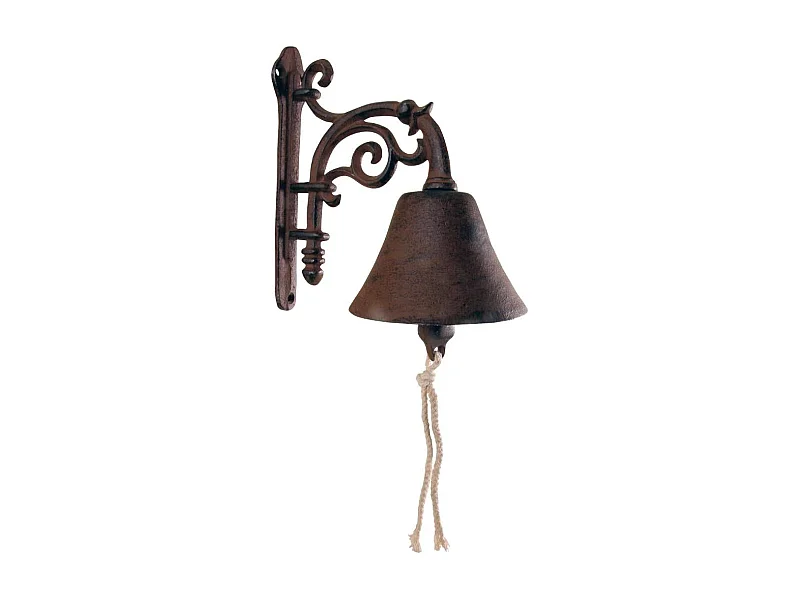 Cloche de jardin fleurs en fonte