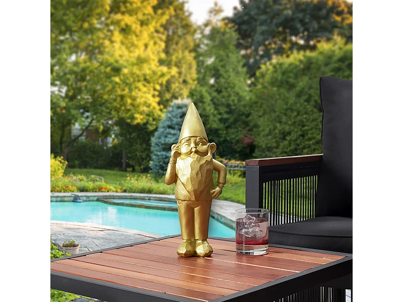 Sculpture Nano Star Int Ext H33cm Or