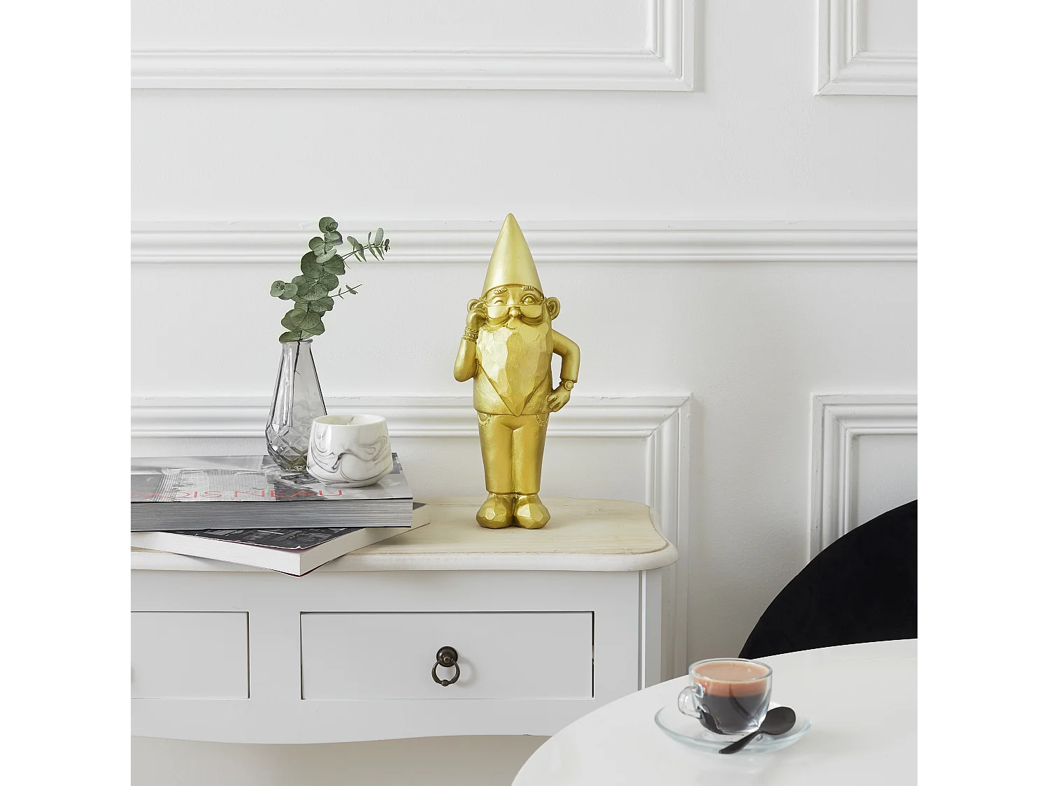 Sculpture Nano Star Int Ext H33cm Or