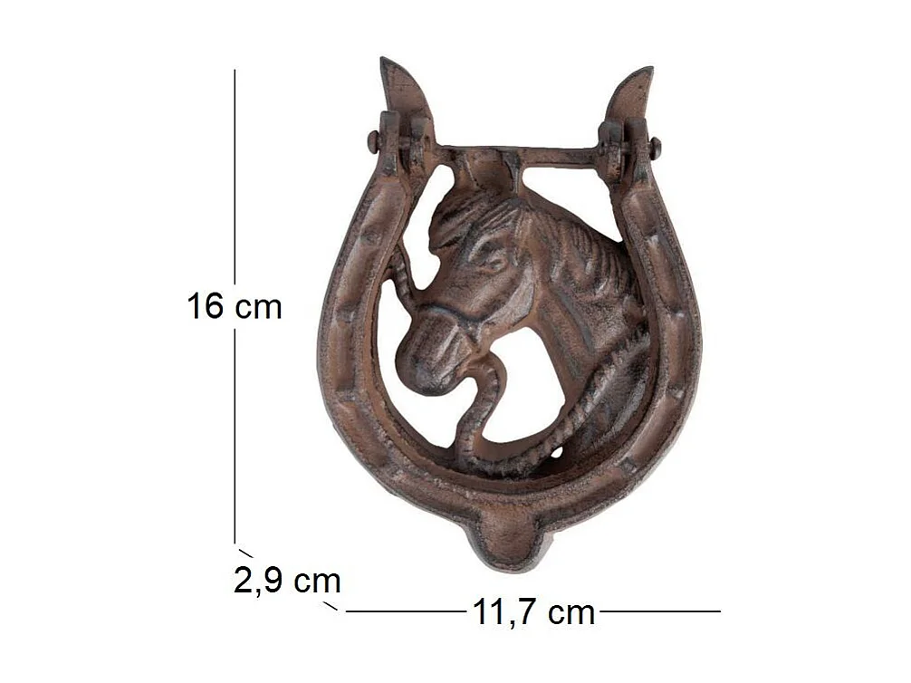 Heurtoir de porte fer à cheval