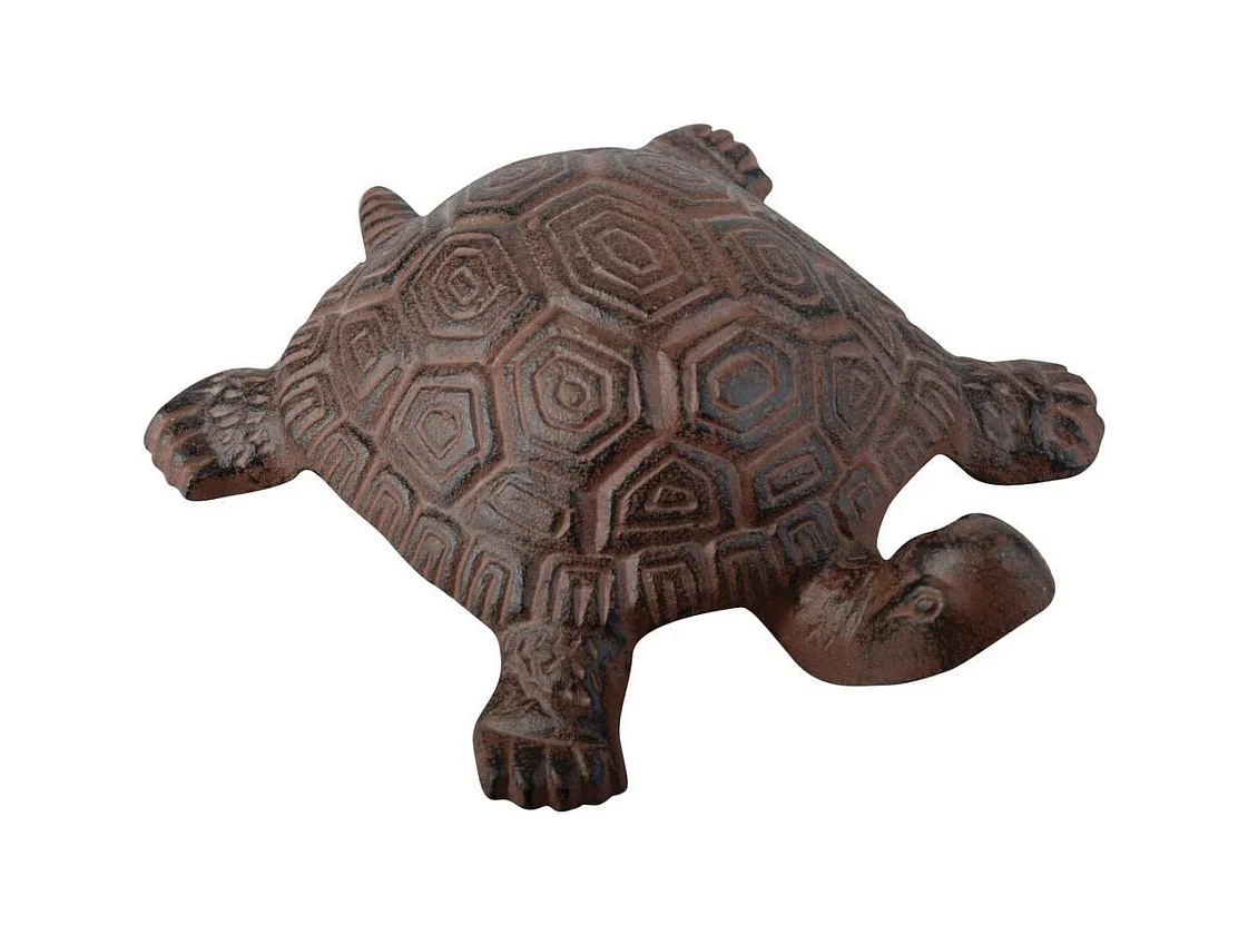 Tortue décorative en fonte 19,3 x 15,2 cm
