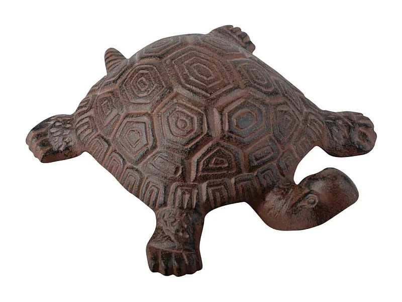 Tortue décorative en fonte 19,3 x 15,2 cm