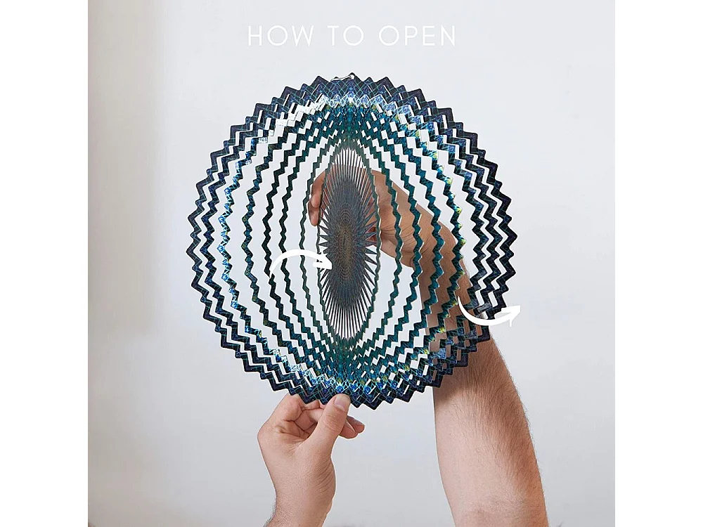 Mobile à vent design Mandala Space