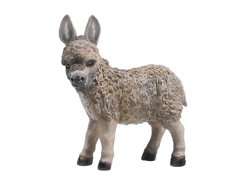 Petit ane décoratif en résine Debout 2