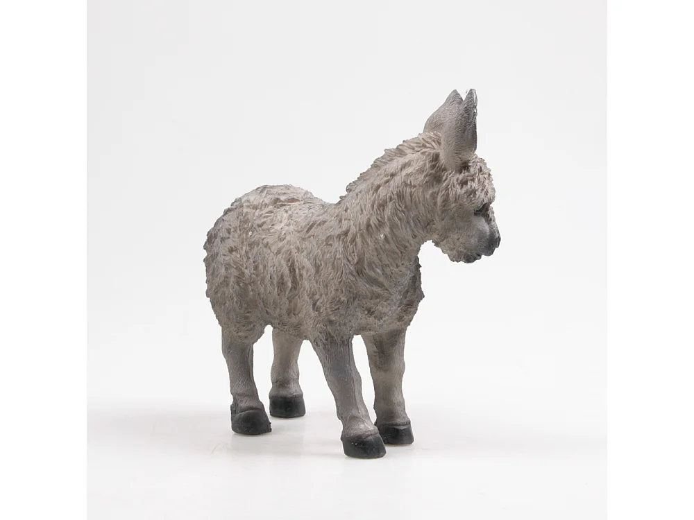 Petit ane décoratif en résine Debout 2