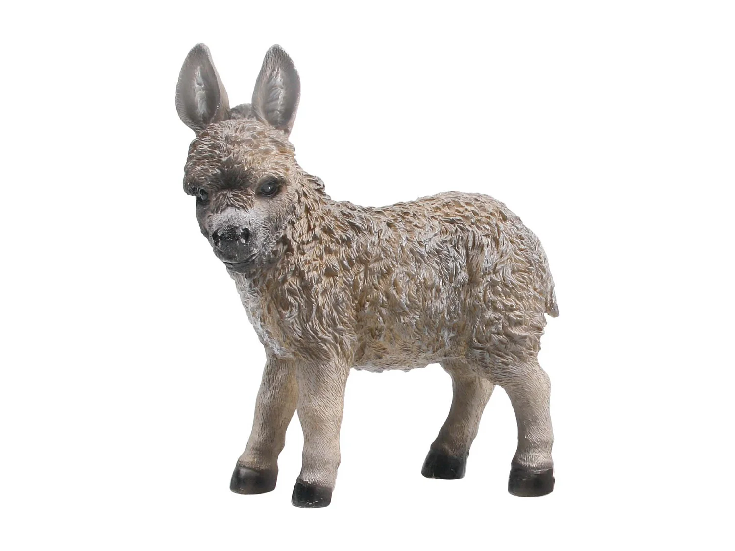 Petit ane décoratif en résine Debout 2