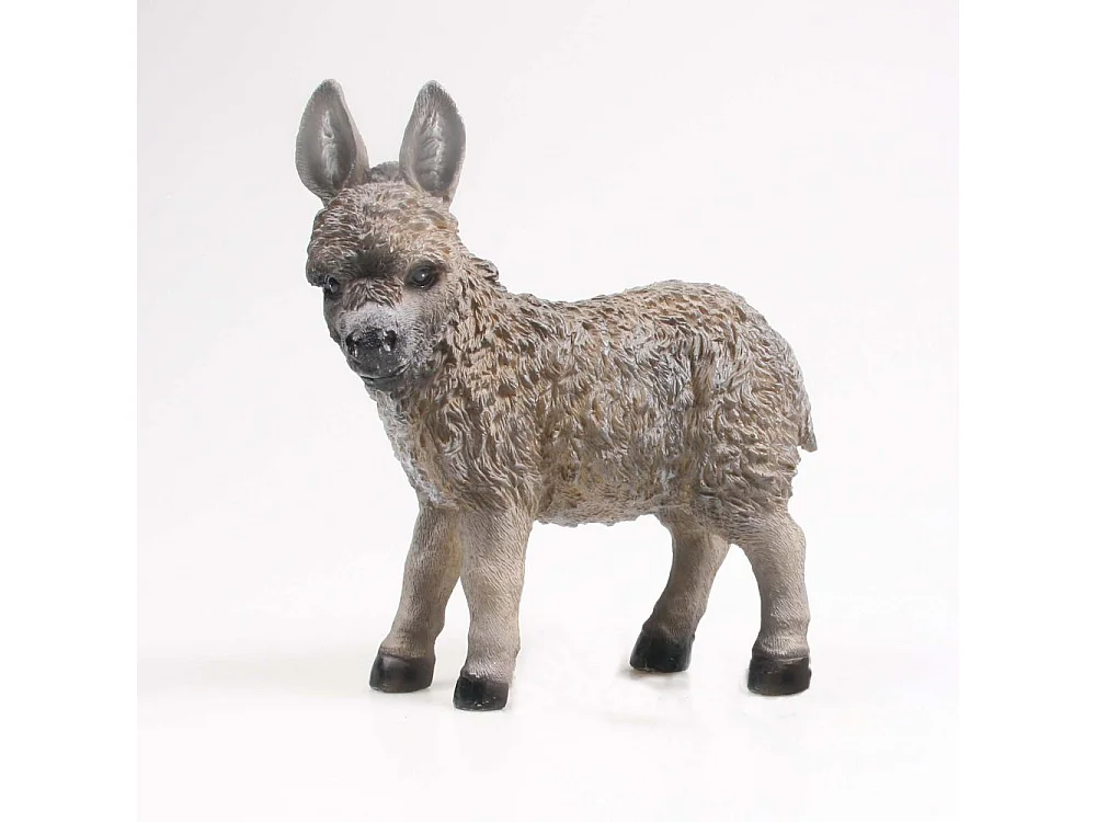 Petit ane décoratif en résine Debout 2