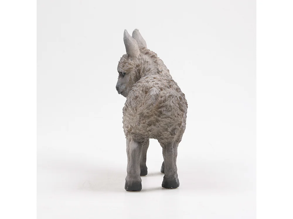 Petit ane décoratif en résine Debout 2