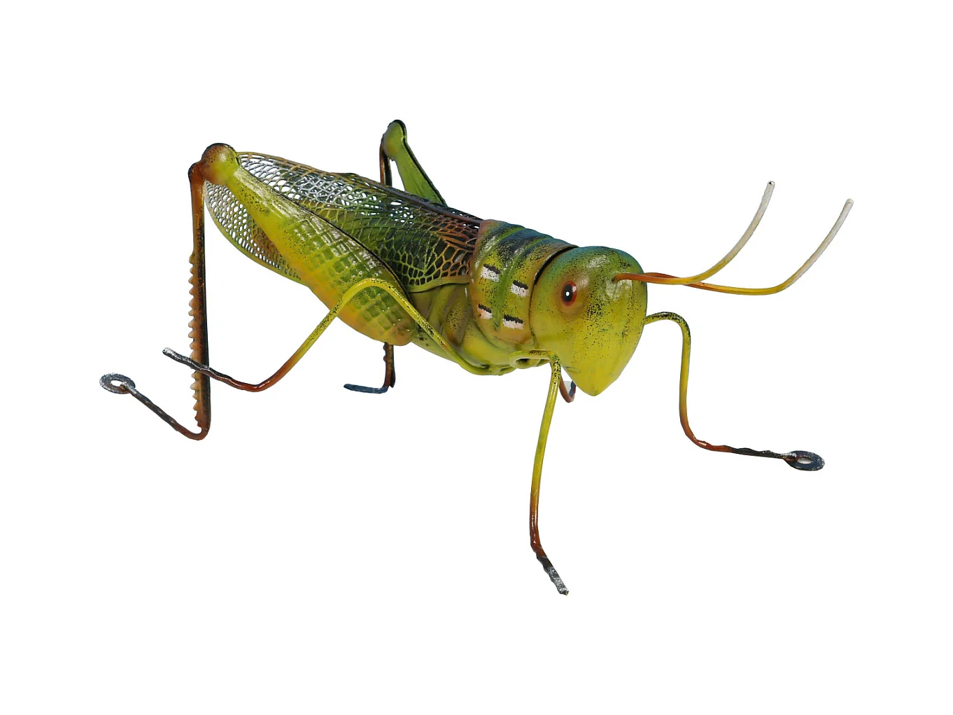 Criquet vert en métal 25 cm