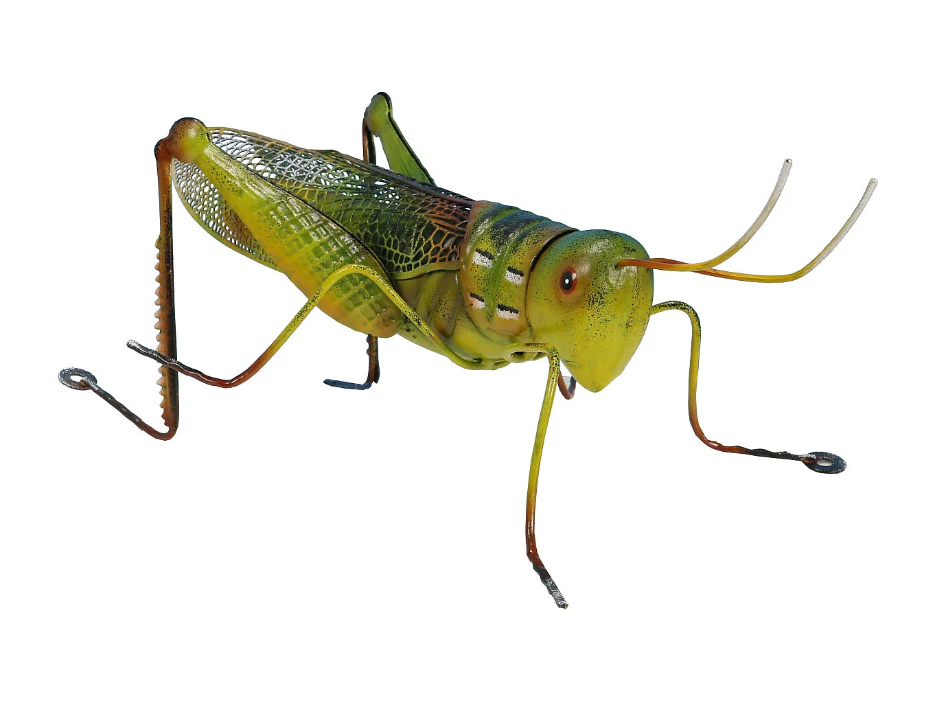 Criquet vert en métal 25 cm