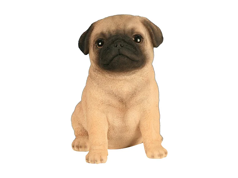 Carlin en résine Chiot