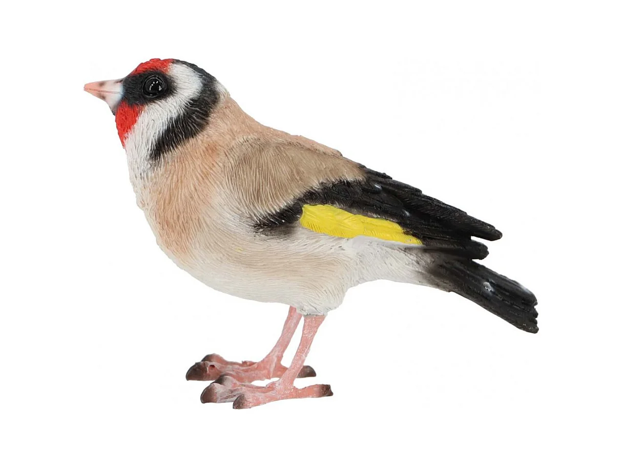 Oiseau décoratif extérieur en polyrésine Chardonneret