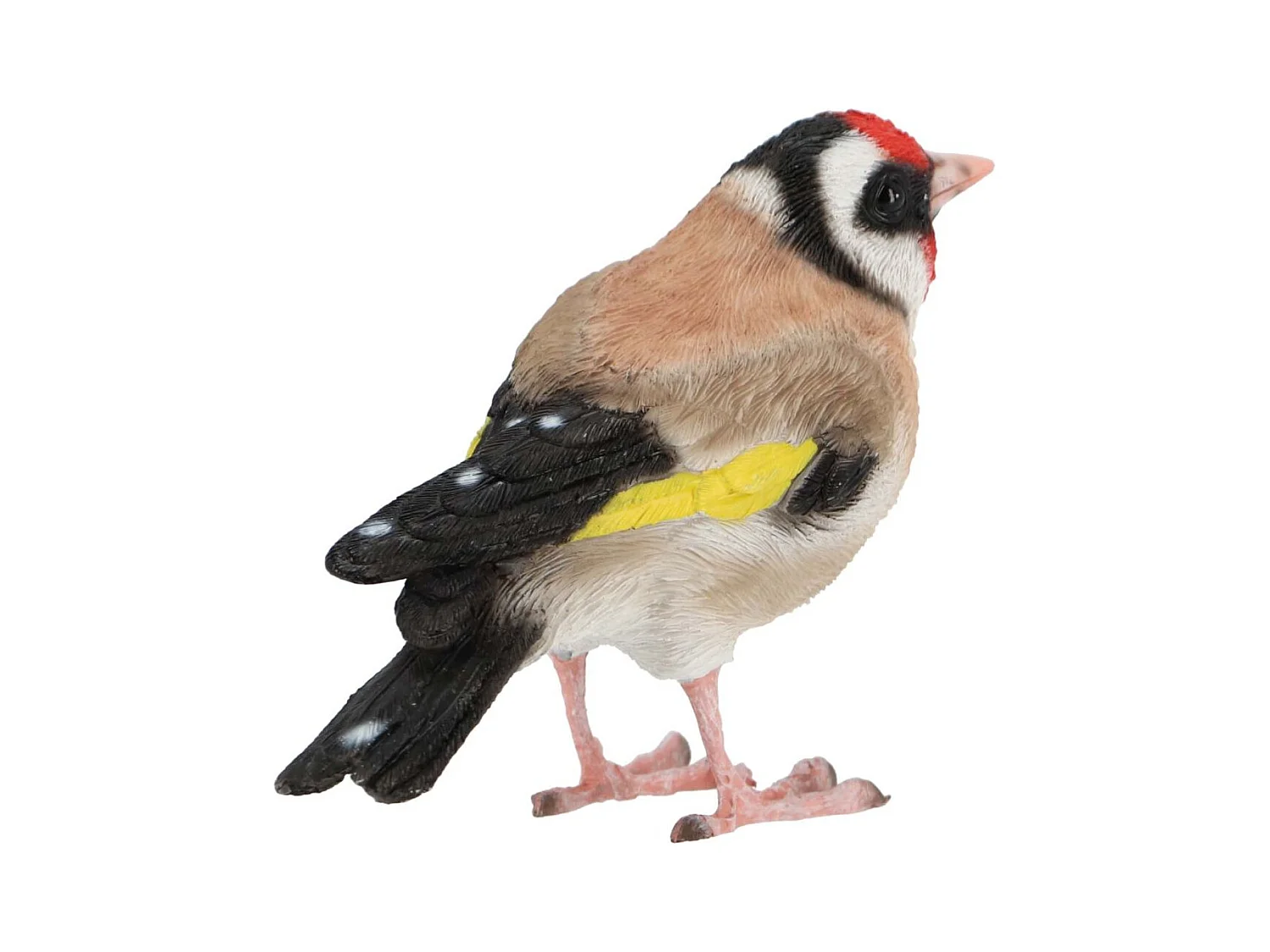 Oiseau décoratif extérieur en polyrésine Chardonneret