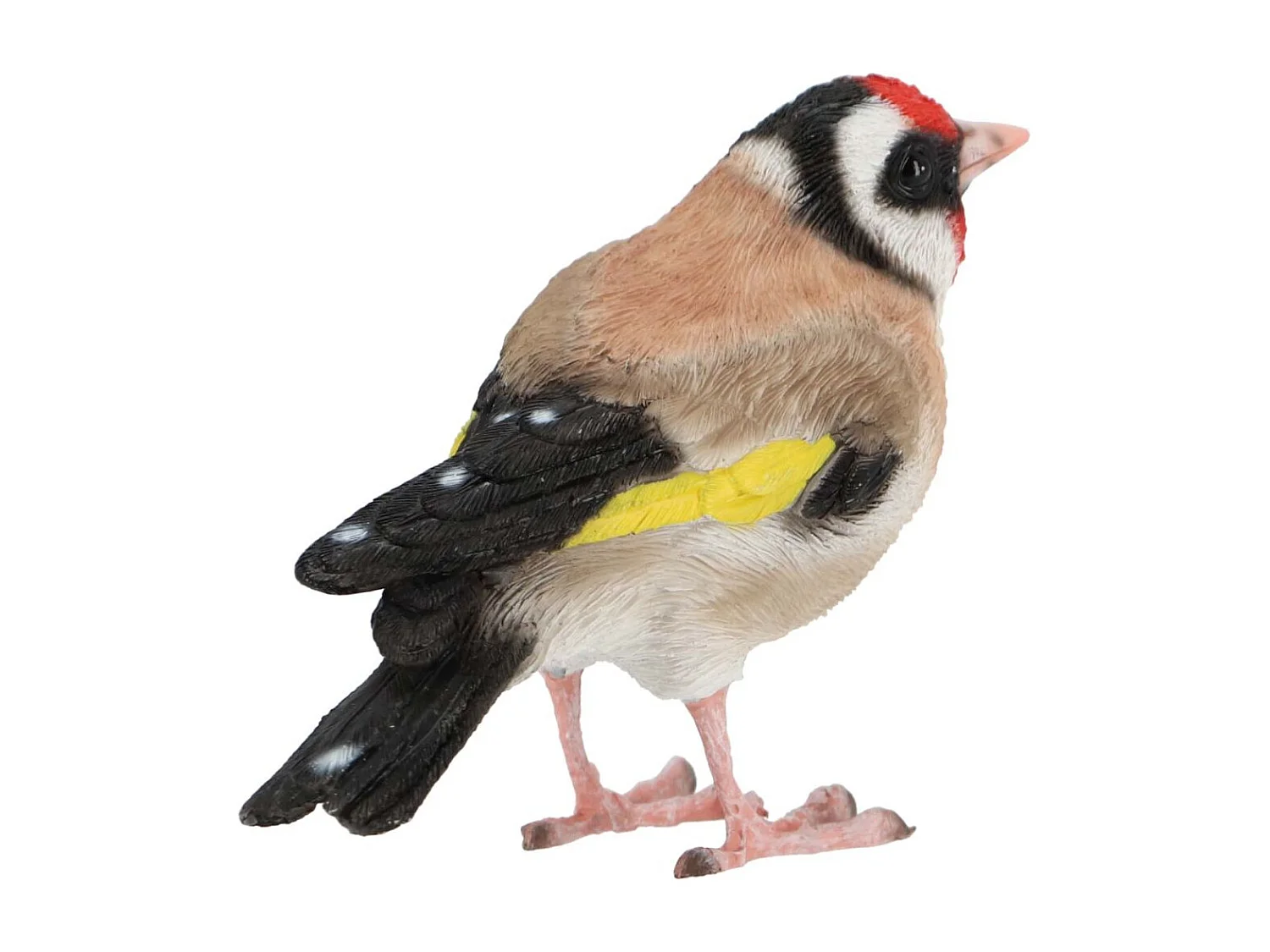 Oiseau décoratif extérieur en polyrésine Chardonneret