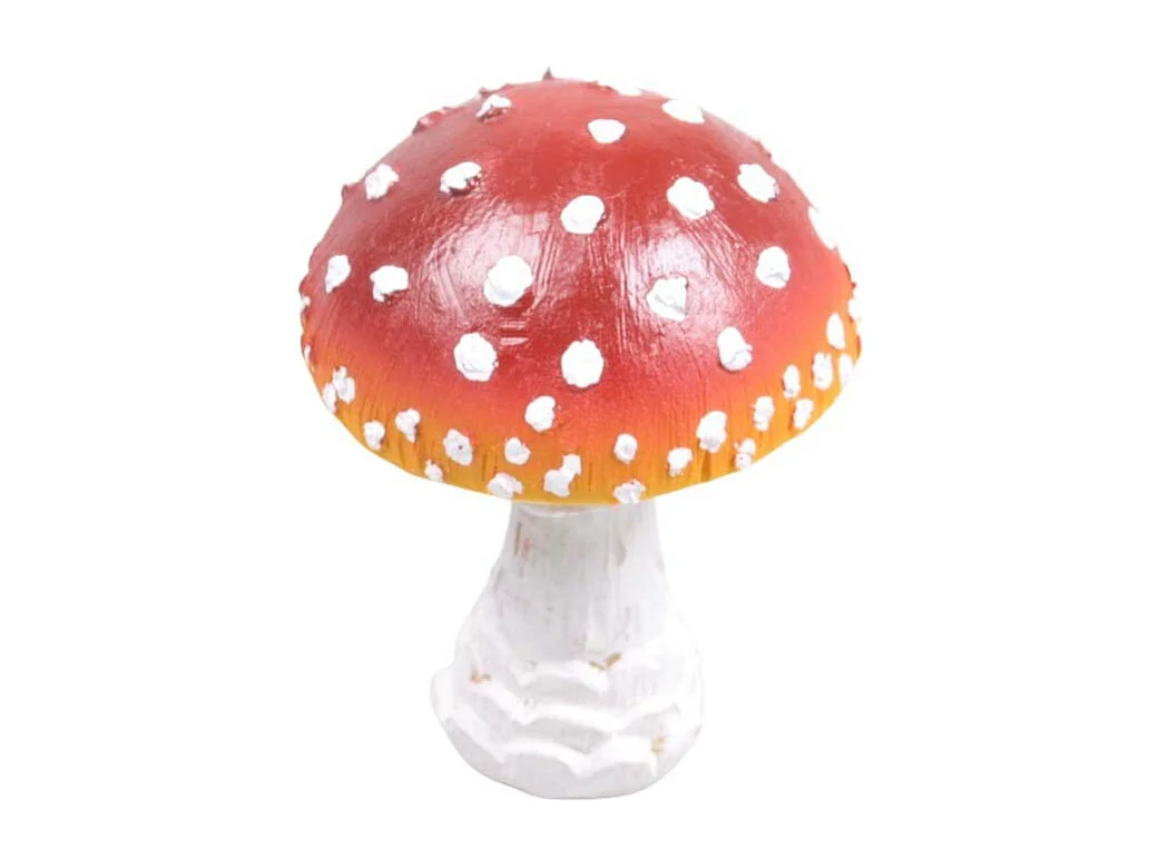 Champignon amanite tue-mouche en résine Forest