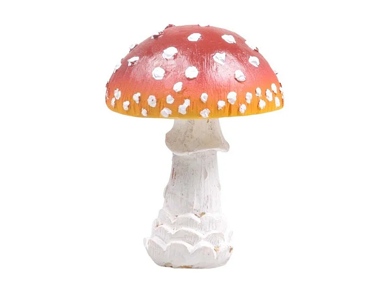 Champignon amanite tue-mouche en résine Forest