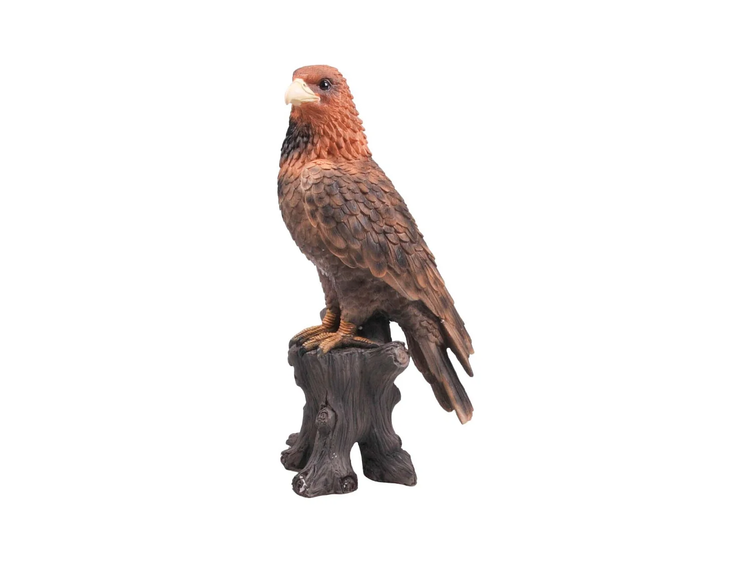Aigle en résine sur tronc Aigle royal