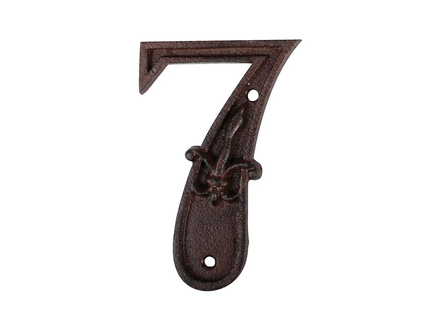 Numéro de maison en fonte Chiffre 7
