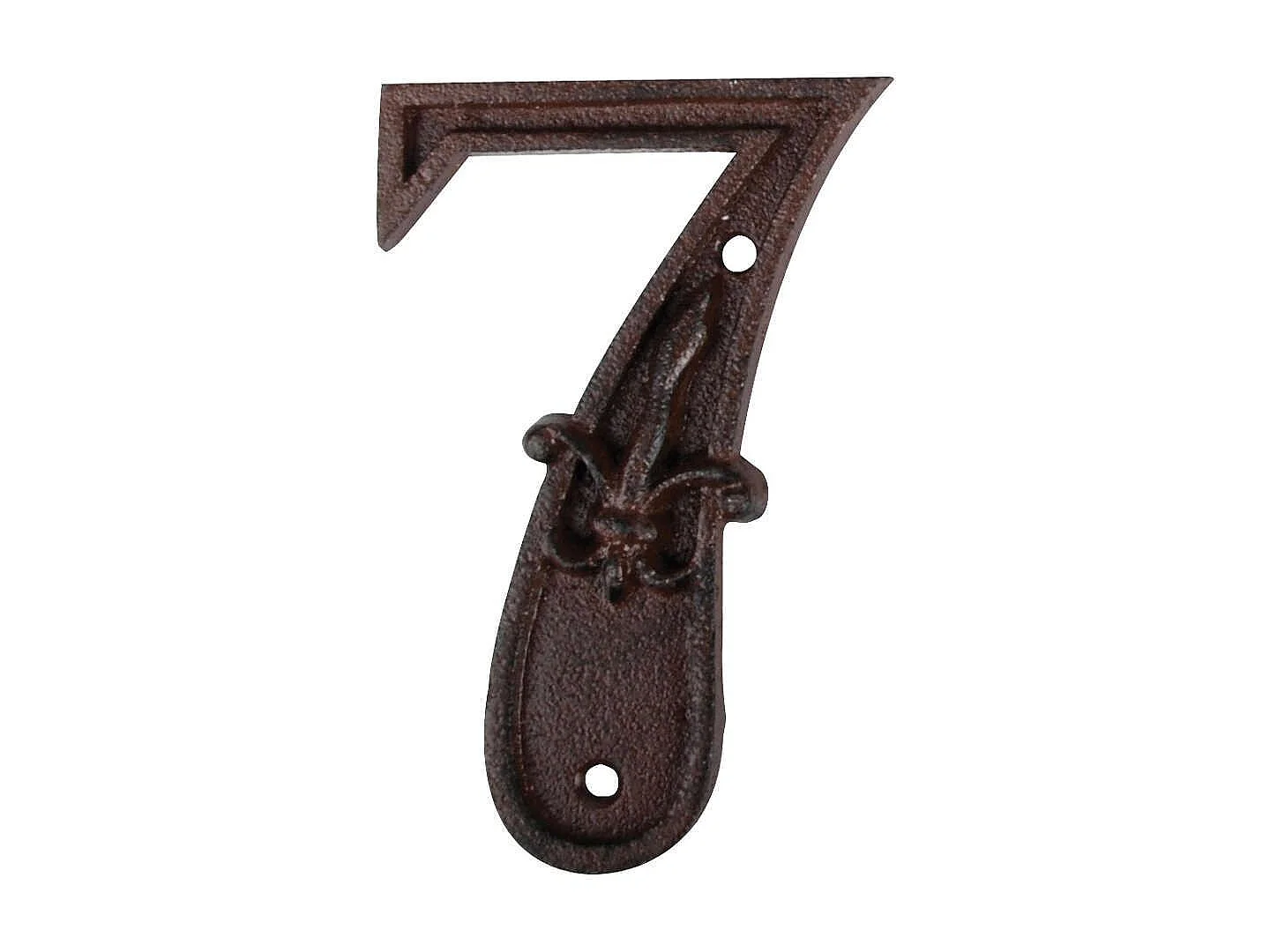 Numéro de maison en fonte Chiffre 7