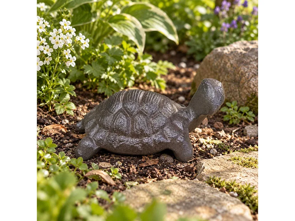 Tortue décorative en fonte 11,4 x 7,4 cm