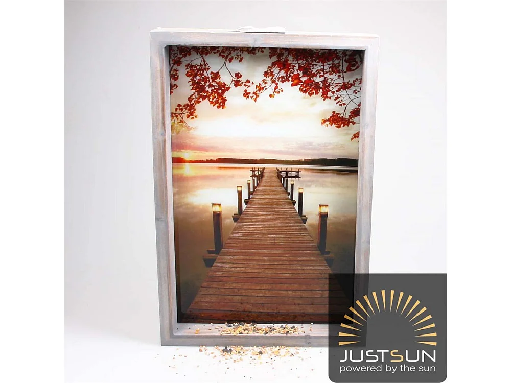 Peinture extérieure avec led Ponton 40 x 7 x 60 cm