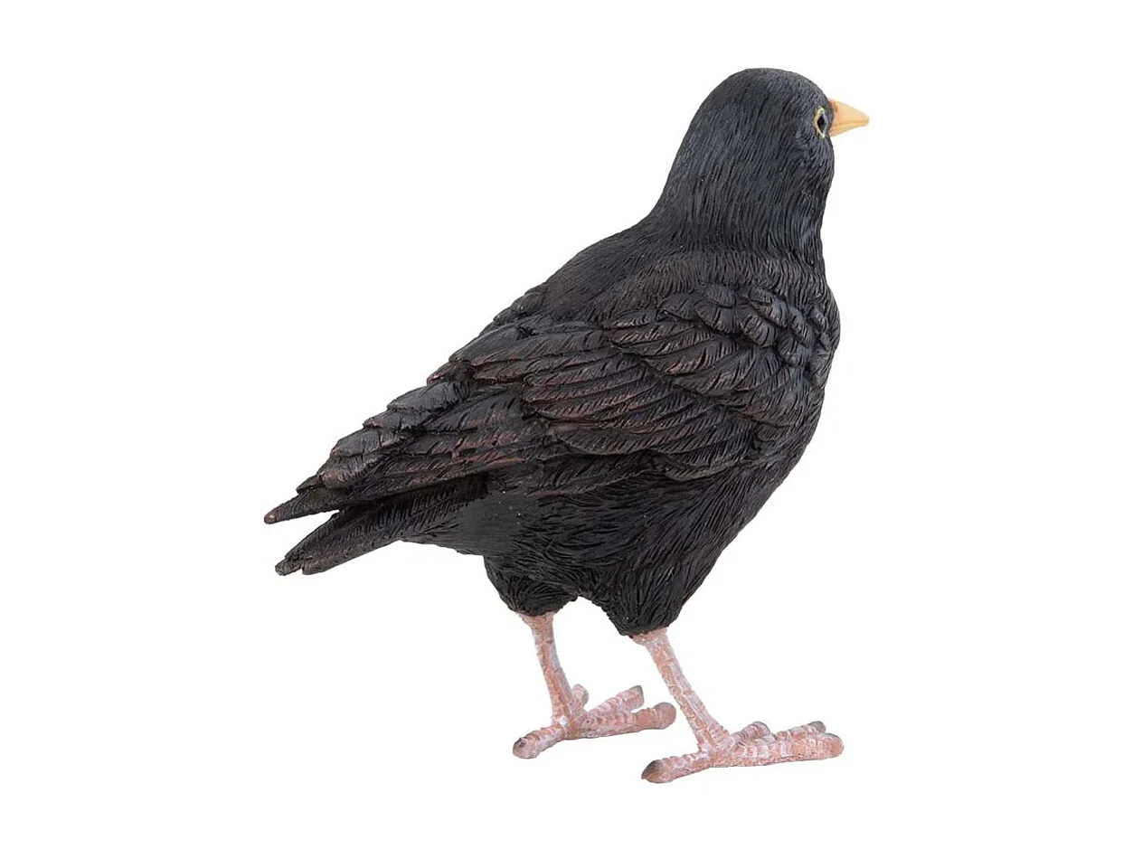 Oiseau décoratif extérieur en polyrésine Merle