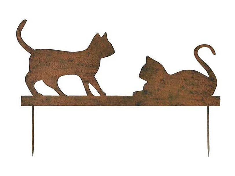 Sagoma di ferro Gatti 48 x 22 cm
