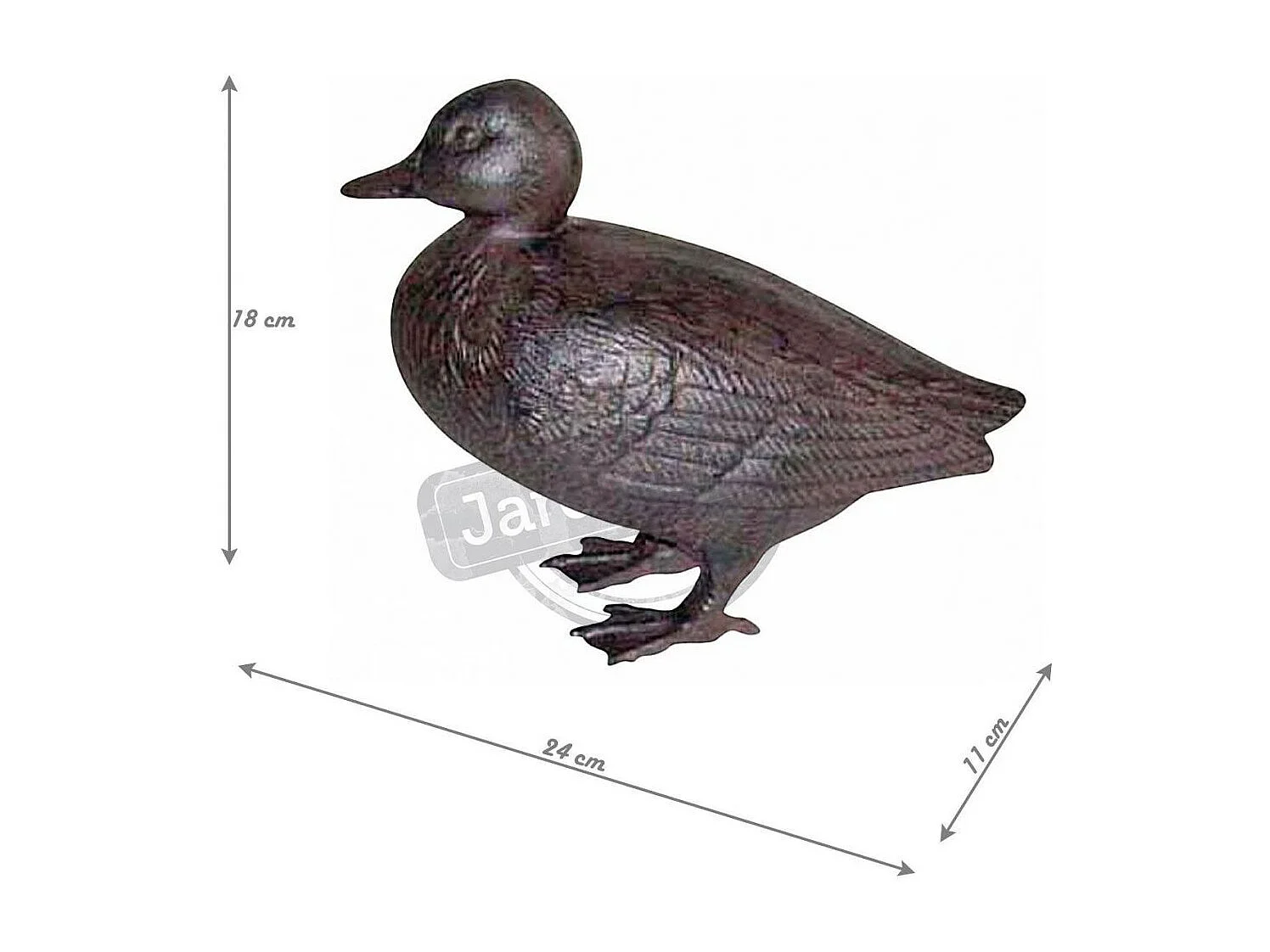 Canard en fonte 24 cm