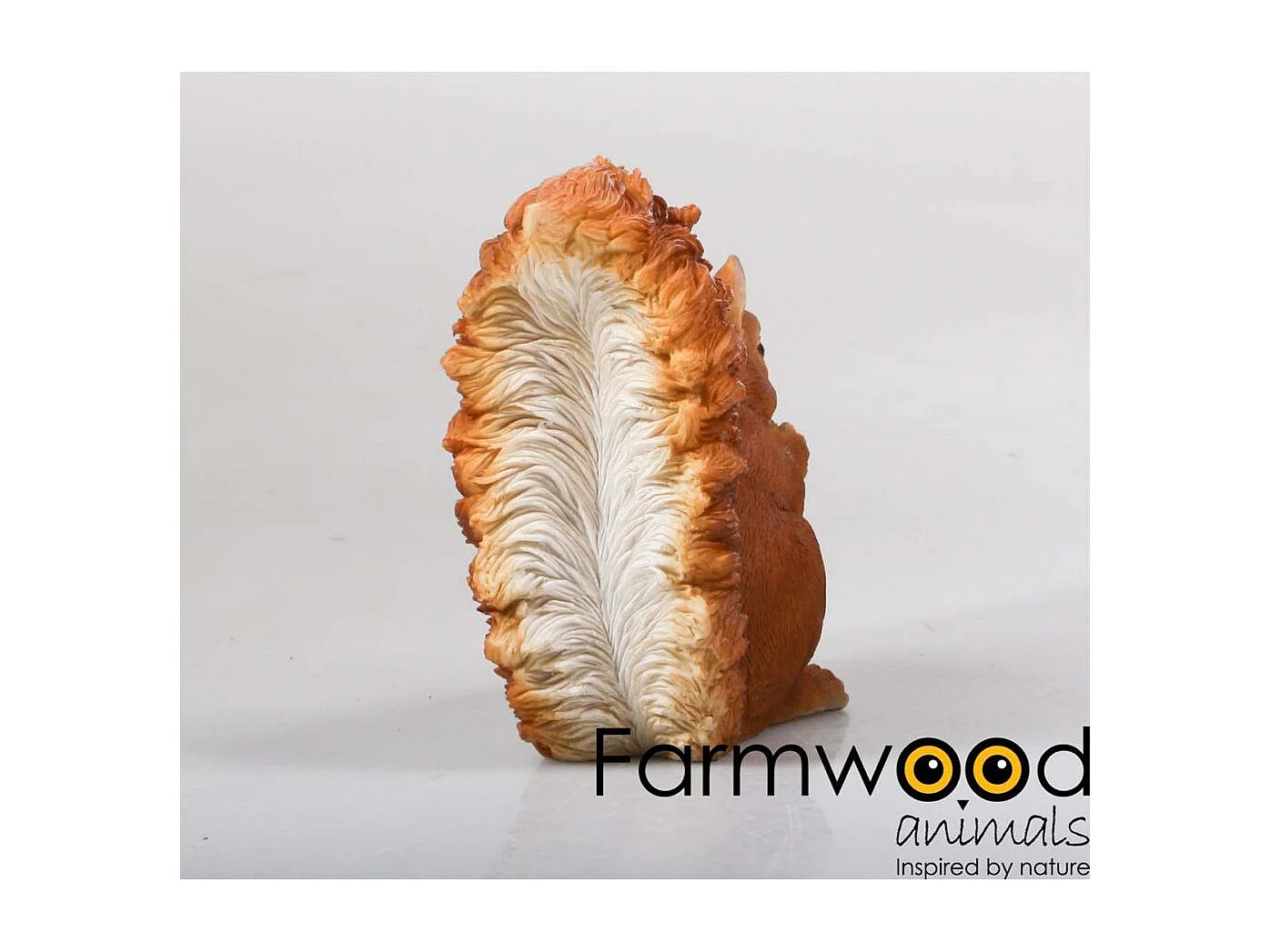 Ecureuil rigolo en résine Champignon